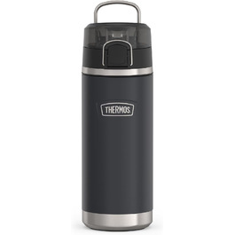 Термосова пляшка для води THERMOS ICON 530 мл, граніт, нержавіюча сталь, вакуумна ізоляція, з кришкою та носиком