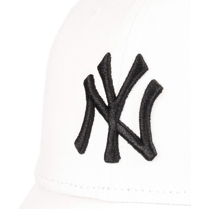 Кепка New Era MLB 9Forty з регульованим розміром, бейсболка з логотипом NY/LA, однорідний розмір, Нью-Йорк Янкиз - Біло-Чорна