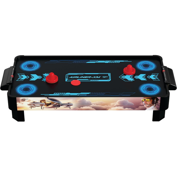 Airhockey Carromco Airliner-XM: стіл для гри з повітряною шайбою для 2 гравців (від 6 років)