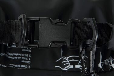 Водонепроникна сумка CRESSI для дайвінгу, плавання, риболовлі, катання на човні, каяку, рафтингу, кемпінгу та сноубордингу, чорна, 10 л