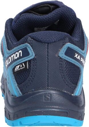 Дитячі кросівки Salomon XA Pro 3D Climasalomon Waterproof для трейлраннінгу, 34 EU, Navy Blazer/Mallard Blue/Hawaiian Surf