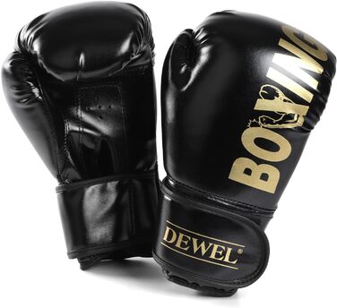 Дитячі боксерські рукавички DEWEL 8oz для підлітків 10-16 років, для боксу, ММА, тайського боксу, спарингів, унісекс