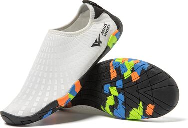 Жіночі водяні черевики JOMIX - Швидка сушка, дихаючі, антиковзкі, для плавання та відпочинку на пляжі, білі, 36 EU