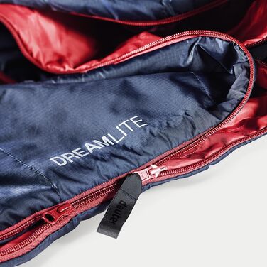 Спальний мішок Deuter Dreamlite Navy-Cranberry Left Zip - синтетика, на блискавці