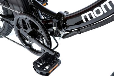 Електровелосипед складаний Moma Bikes Ebike20.2, алюмінієвий, Shimano 7 швидкостей, акумулятор іон-літій 36V 16Ah