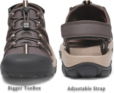 Чоловічі сандалі FLARUT літні трекінгові спортивні бежеві (40 EU) - для пляжу, прогулянок та активного відпочинку