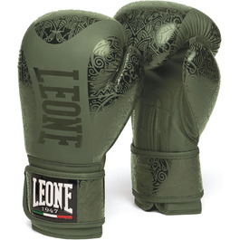 Боксерські рукавички Leone 1947 Maori 16oz (Зелений камуфляж)