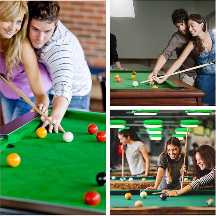 HIOD Більярдний кий 19oz, 57 дюймів, з насадками 10mm, ручна робота, для снукеру, з коробкою та подовжувачами