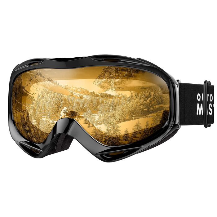 Гірськолижна маска OutdoorMaster OTG для жінок, чоловіків та підлітків (VLT 65%, полікарбонат)