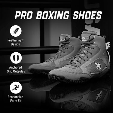 Боксерські рукавички Hayabusa Pro - Синій, Сірий - Розмір 41 EU (39/40 EU)