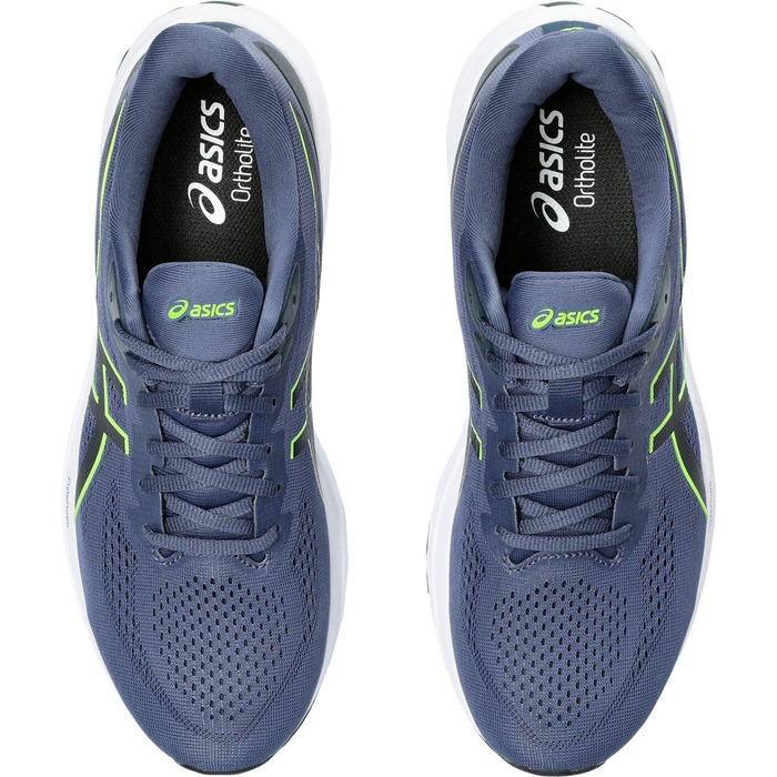 Кросівки ASICS GT-1000 12 для чоловіків (42 EU, Thunder Blue Electric Lime)