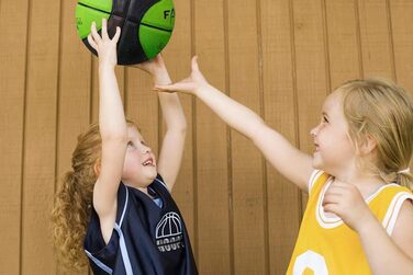 М'яч баскетбольний FAKOFIS, розмір 5/7, для вулиці та залу, тренування, підходить для дорослих та початківців (3 шт., зелений)