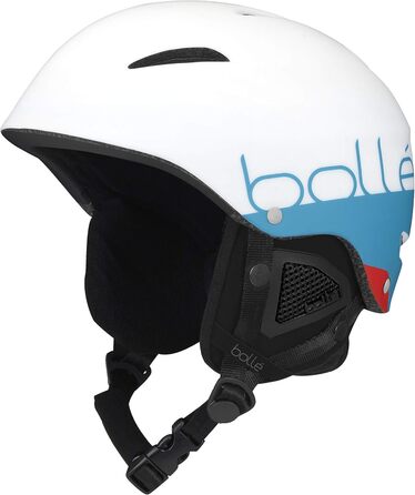 Лижний шолом Bollé B-Style для дорослих, унісекс, біло-синій матовий, розмір L (58-61 см)