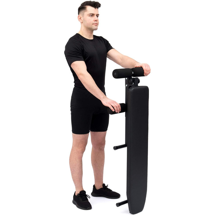 Лава для преса та гантелей Marbo Sport SmartGym SG-15, чорна, тренажер для преса