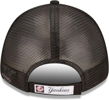 Кепка New Era New York Yankees MLB 9Forty Trucker Чорно-біла, Регульована, One-Size