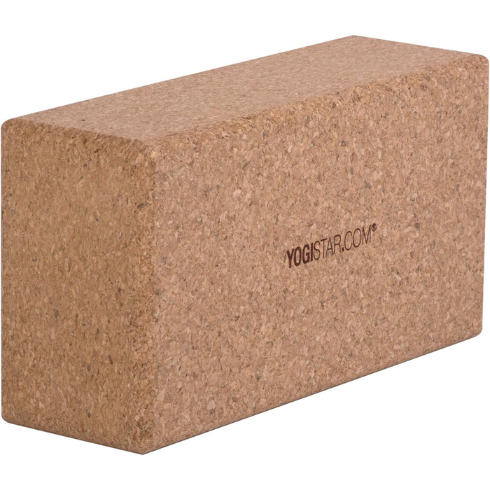 Йога-блок Yogistar Yogiblock® з корка, 22,5×15×10 см