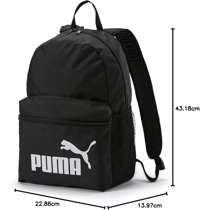 Рюкзак PUMA Phase чорний унісекс для дорослих, універсальний розмір
