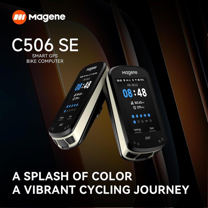 Велокомп'ютер Magene C506SE GPS із навігацією, водонепроникний, кольоровий екран 2,4