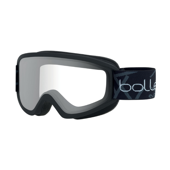 Гірськолижні окуляри Bollé FREEZE & PLUS чорні матові, з подвійним склом, протизапотіваючим та стійким до подряпин покриттям, лінза Vermillon Kat 0