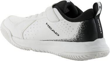 Дитячі тенісні кросівки Head Kinder Sprint Velcro 4.0 – біло-чорні, 35 EU