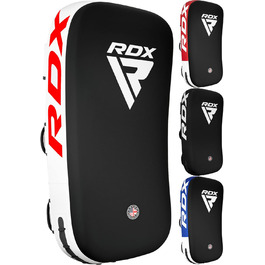 RDX ударна подушка для бойових мистецтв, вигнута подушка для ударів ногами та руками, тренування з кікбоксингу, муай-тай, з екошкіри Maya Hide, для боксу, ММА, 1 шт.