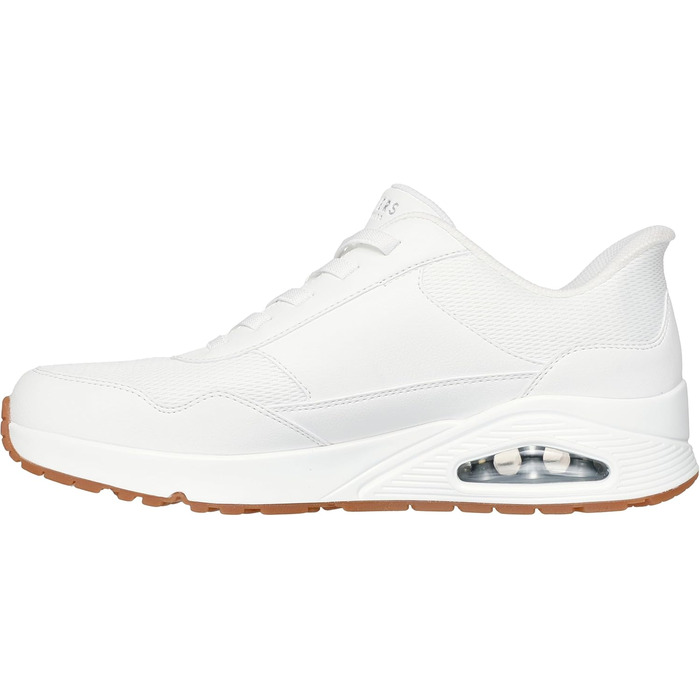 Чоловічі кросівки Skechers UNO - Banksia Hands Free Slip-ins, білий, широка колодка