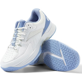 Тенісні кросівки FitVille для жінок - широка колодка, дихаючі, для тенісу, бадмінтону, залу, ходьби, розмір EU 38.5