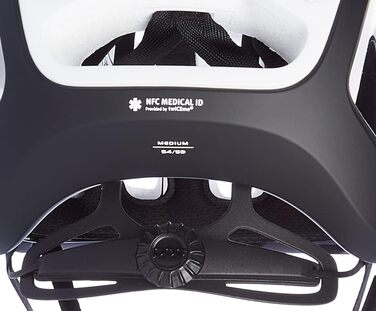 Велошолом POC Ventral Air MIPS NFC з NFC-медичним чіпом, чорний/білий матовий, розмір L (56-61 см) – ідеальний для пригод та диких поїздок