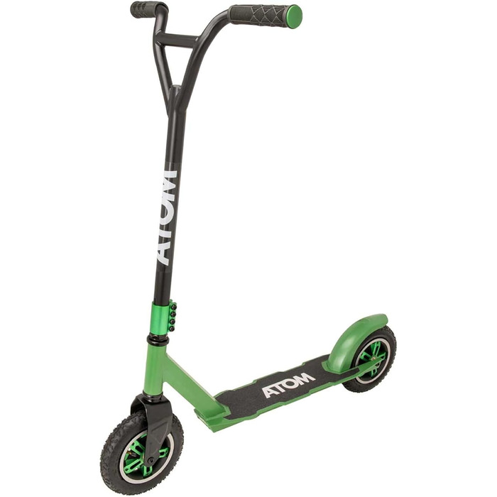 Двоколісний трюковий самокат ATOM Dirt Rider Roller для бездоріжжя, максимальне навантаження 100 кг, для дорослих і підлітків від 6 років