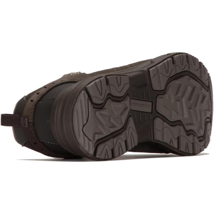 Чоловічі кросівки Skechers Vigor 2.0 для тренувань, шкіряні, з устілкою Memory Foam, коричневі (Stone Suede Synthetic Brown Trim), розмір 41.5 EU