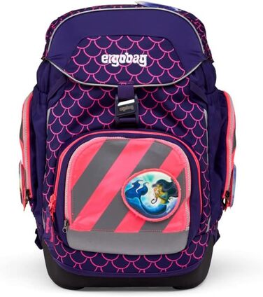 Набір безпеки ergobag pack з відбивачами, 3 шт, універсальний розмір, рожевий, для рюкзаків pack, cubo, cubo light після липня 2019