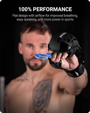 Капа спортивна Phantom Athletics для боксу та єдиноборств, доросла (синя)