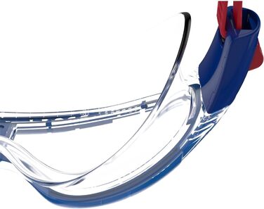 Дитячі плавальні окуляри Speedo Biofuse Rift, маска для плавання, антифог, антипотік, сині/помаранчеві, універсальний розмір