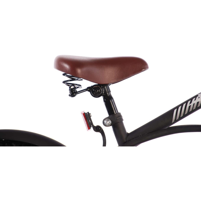 Дитячий велосипед Kubbinga Volare Black Cruiser для хлопчиків, чорний