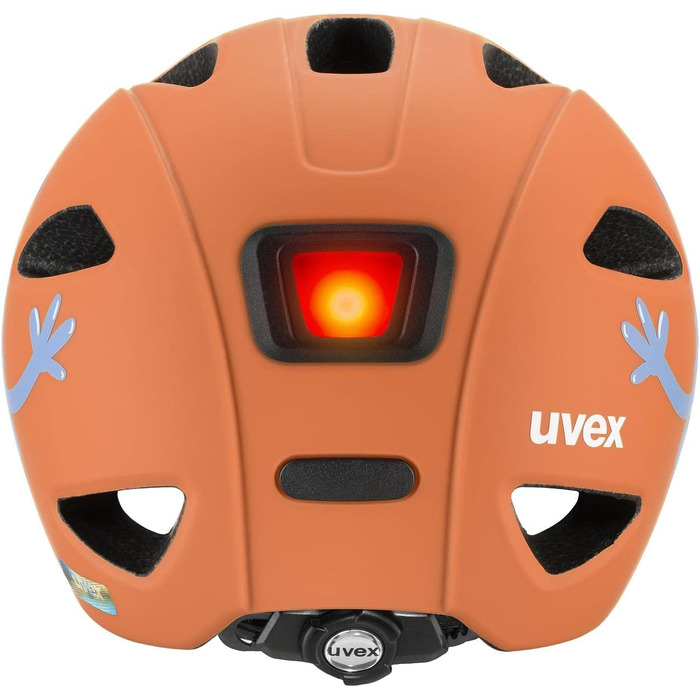 Дитячий велосипедний шолом uvex OYO Style, легкий, з боковим захистом, регульований розмір, monster papaya matt, 45-50 см