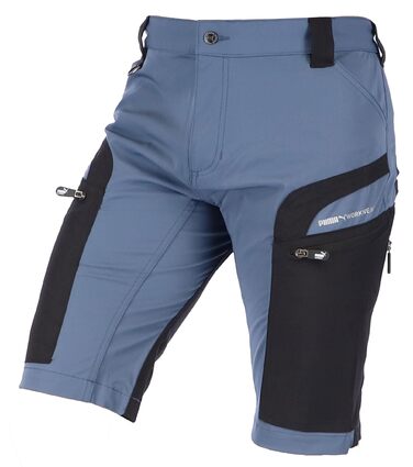 Чоловічі шорти для трекінгу PUMA Workwear Pro-One Sky Blue: підсилений нейлон, 4-way stretch, outdoor шорти для походів, XL