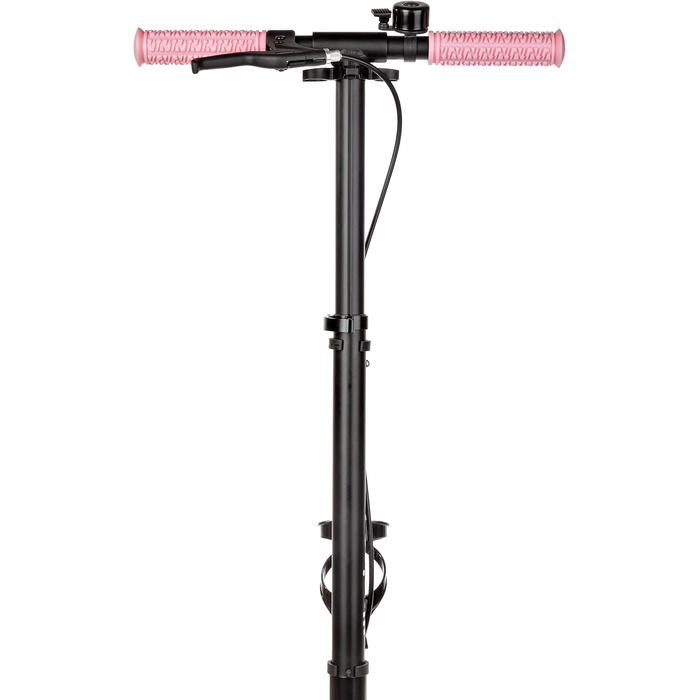 Дитячий та дорослий самокат RAVEN Illusion Pink з гальмом, регулюванням висоти, складний, з дзвіночком та тримачем для пляшки