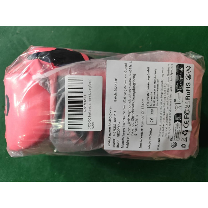 Дитячі боксерські рукавички GROOFOO 4oz/6oz (3-14 років) для боксерського мішка, тренувань, MMA, Muay Thai, кікбоксингу - рожеві