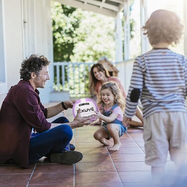 Волейбольні м'ячі PIXUYE, розмір 5, м'які для пляжу, дітей та дорослих, для ігор та тренувань у залі та на вулиці, фіолетово-білі