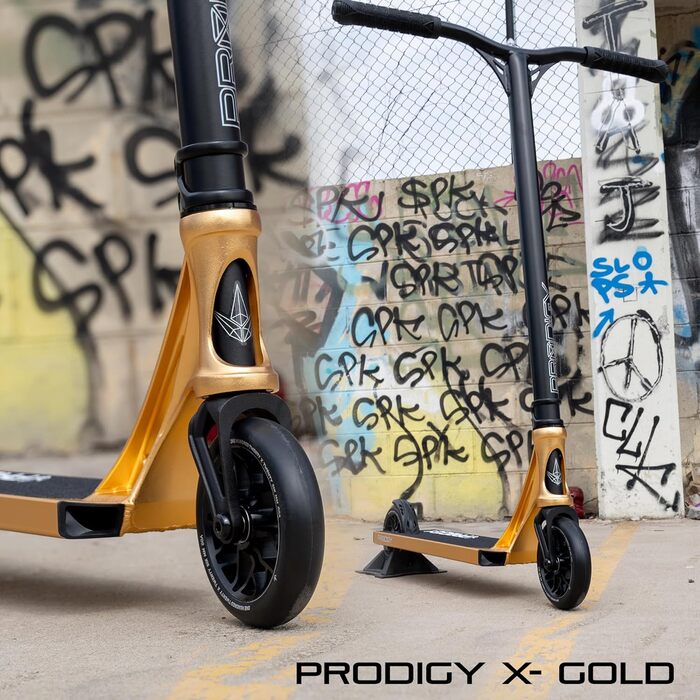 Скутер Blunt Scooters Prodigy X Pro – професійний для трюків, золотий