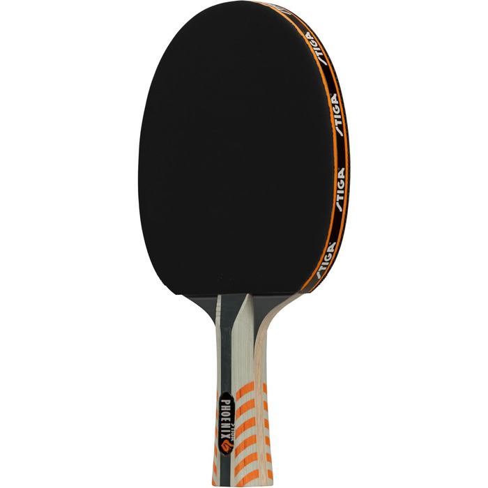 Пін-понг лопатка STIGA Phoenix - 5-ша шарова, ультралегка, з губкою 2 мм, фланець на ручці, для змагань та сім'ї