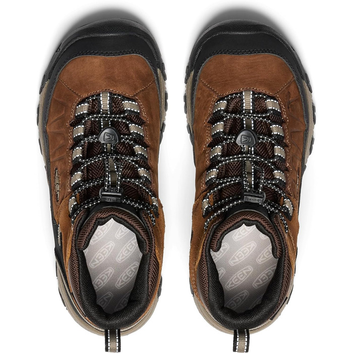 KEEN Targhee 4 Mid - водонепроникні трекінгові черевики для дітей, EU 35, Bison Brindle