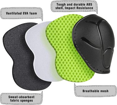 Набір захисту для дітей: наколінники, налокітники, рукавички. Підходить для роликів, скейта, скейтборда. Колір: зелений