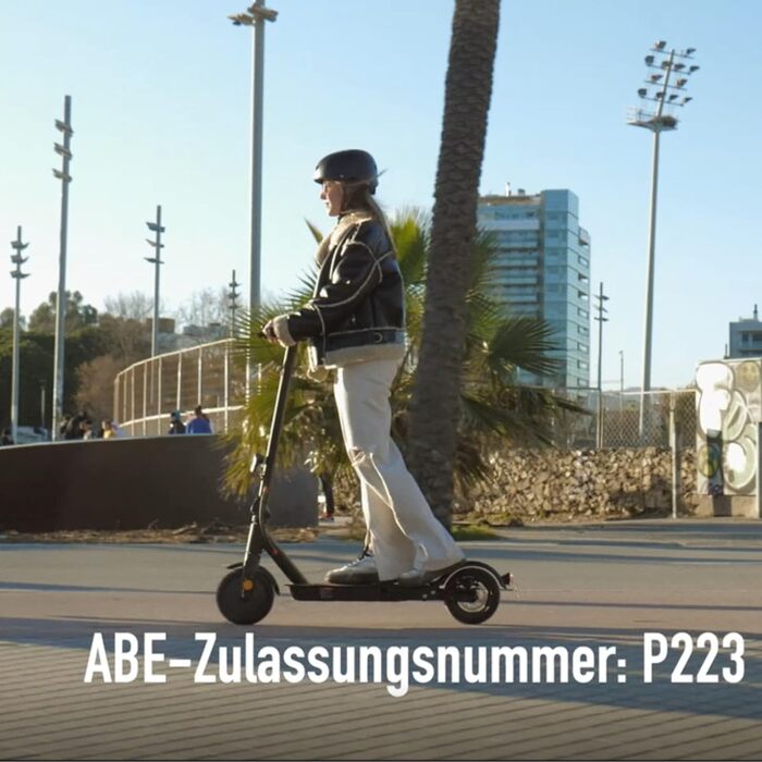 Електросамокат ZWHEEL E9 2023 для доріг з ABE, 350-400Вт, 30км, рекуперація, 8.5'' надувні колеса, амортизація, для дорослих, до 120кг