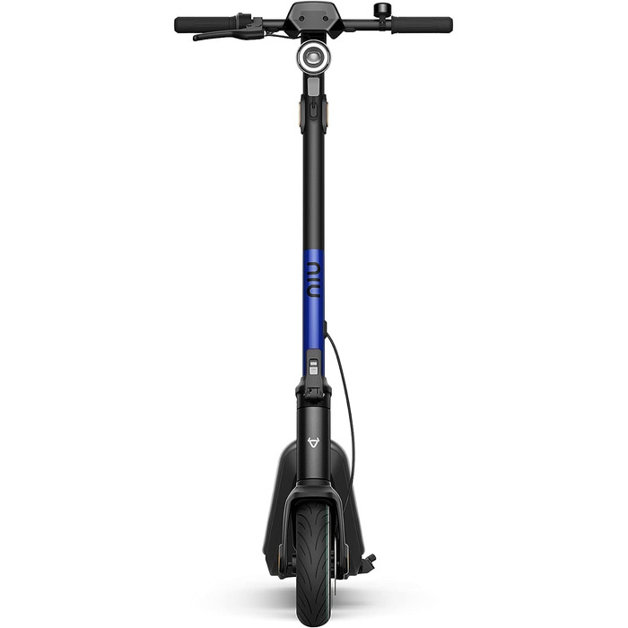 Електросамокат NIU KQi3 Sport з/без дорожньої сертифікації, запас ходу до 40 км, потужність 600 Вт, задній привід, широкі 9,5'' пневматичні шини, велика підніжка, подвійна гальмівна система, IP54, складаний, дисплей, підтримка додатку