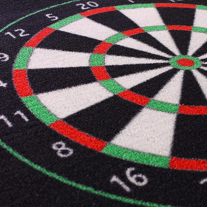 Килимок для дартсу Kingpower Dartmatte, турнірний, з лінією кидка, захист підлоги, для дротиків і дартборду, 2 розміри: 237 см і 290 см, різні дизайни
