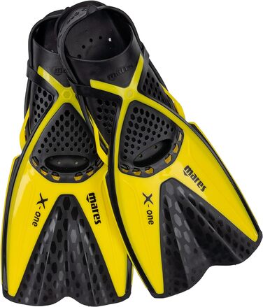 Ласти для плавання Mares Aquazone X-One, жовті, унісекс, L-XL, для дорослих