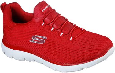 Кросівки жіночі Skechers 149036-BKLB (39 EU, червоні, сітка з білою обробкою)