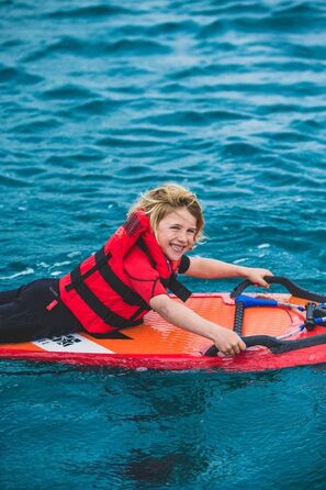 Рятувальний жилет Jobe Junior 50N для водних видів спорту, водних лиж, гідроцикла та вейкборду, легкий універсальний червоний