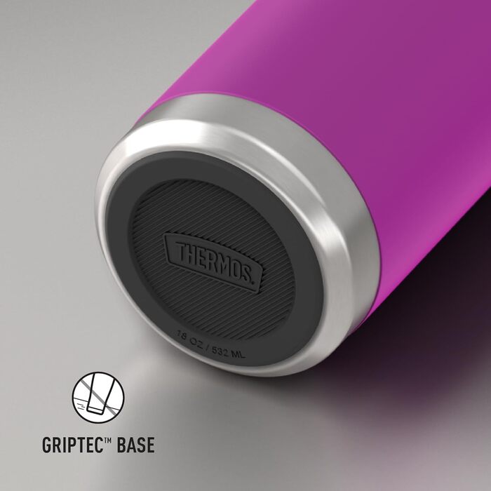 Термосова пляшка для води THERMOS ICON 530 мл, сливова, нержавіюча сталь, вакуумна ізоляція, з носиком та кришкою